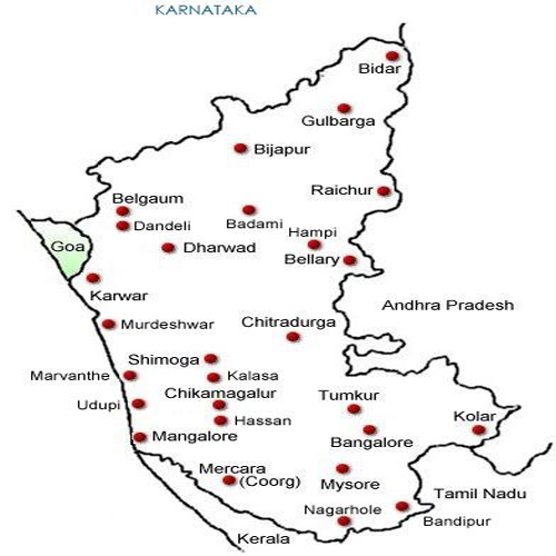 Karnataka Map